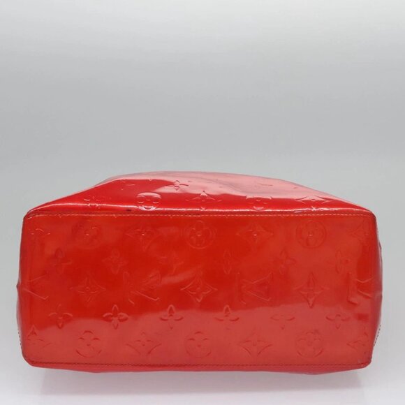 LOUIS VUITTON Monogram Vernis Reade MM Hand Bag Red Rouge M91086 LV Auth BD284 - Picture 6 of 16